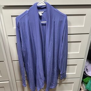 Athleta Purple Knit pranayama wrap cardigan M